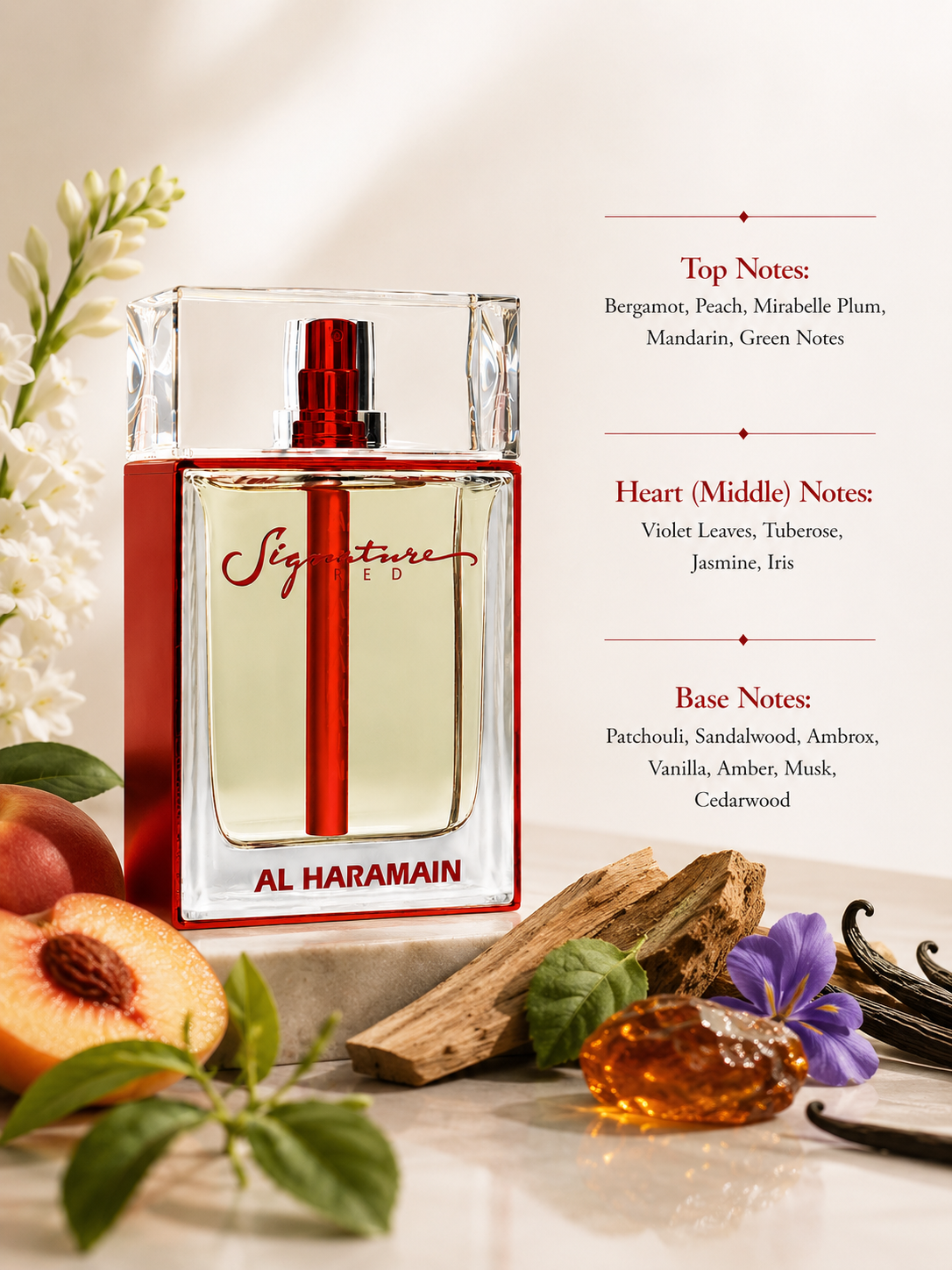 Al Haramain Signature Red 100ml EDP - Women