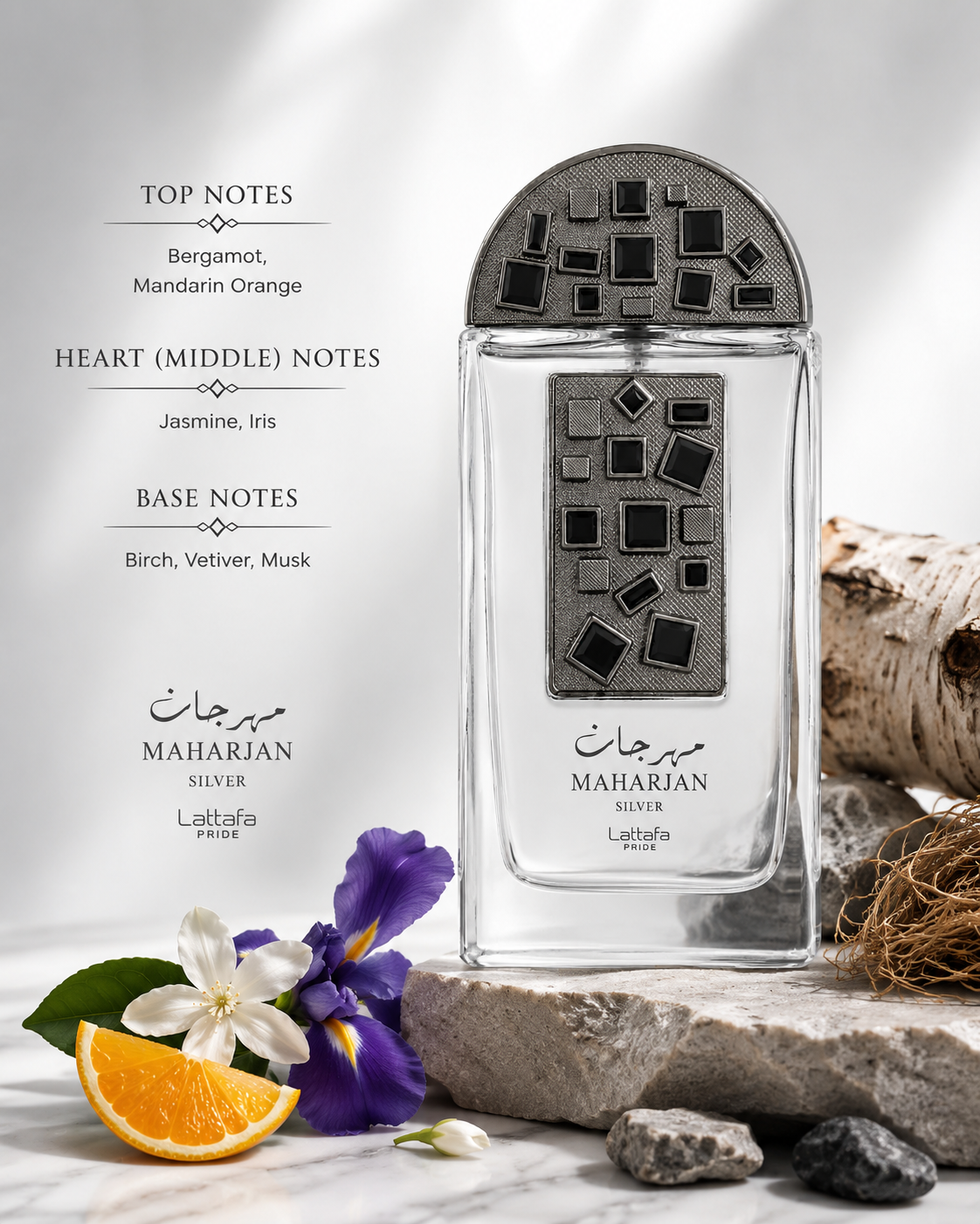 Lattafa Maharjan Silver 100ml EDP - Unisex