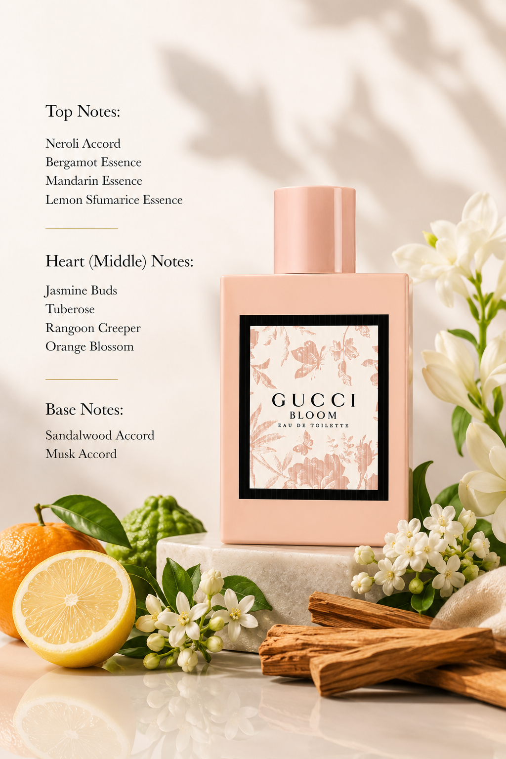 Gucci Bloom Eau De Toilette 50ml EDT - Women