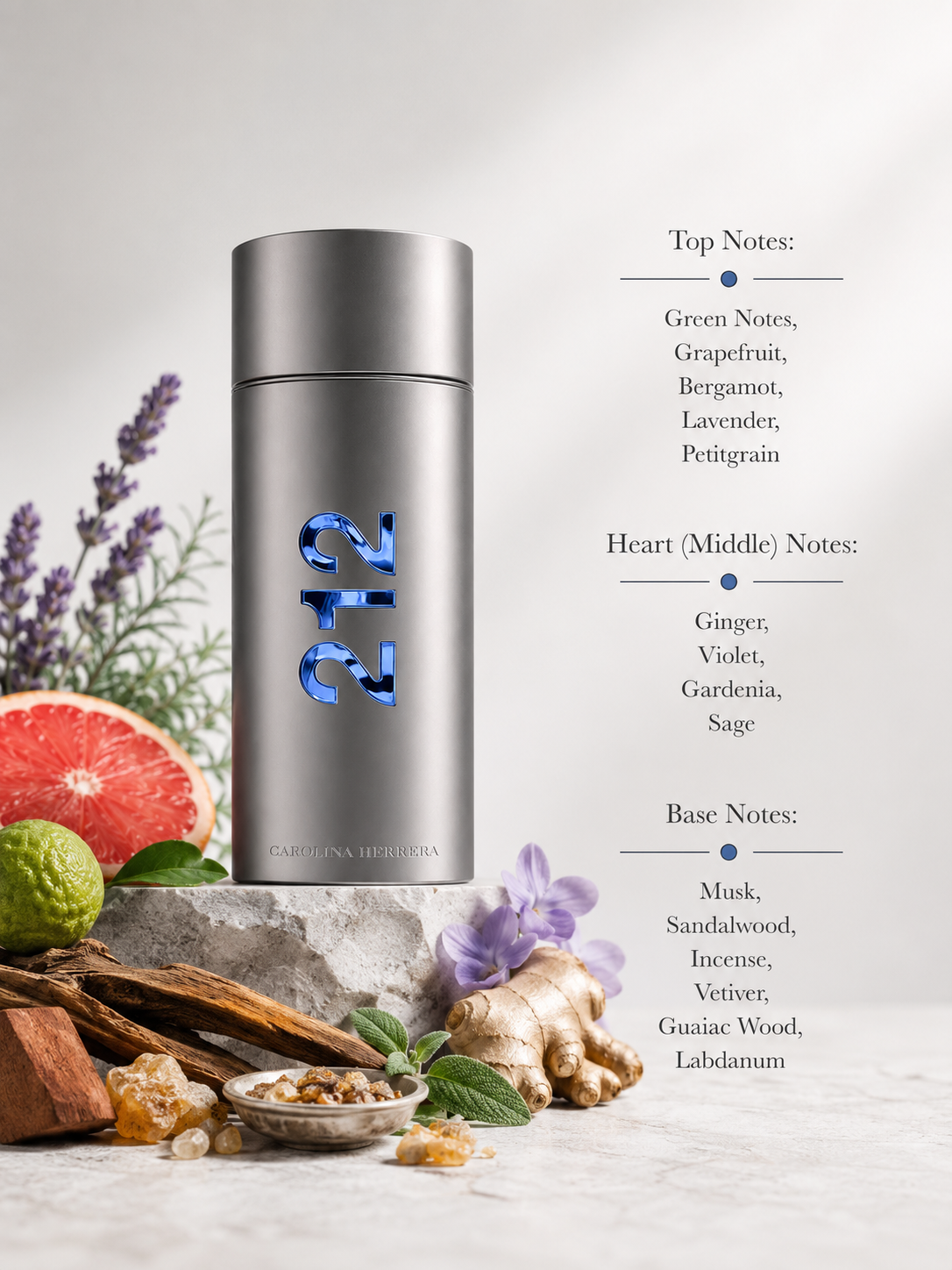 Carolina Herrera 212 Men 100ml EDT - Men